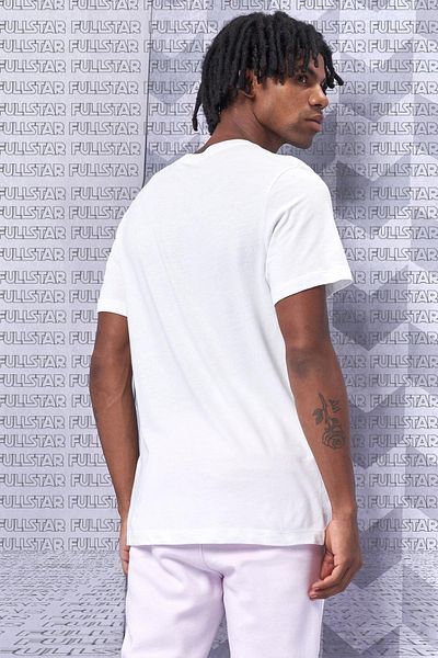 Nike Fantasy Graphic Unisex Μπλουζάκι Λευκό Λεπτό Τζέρσεϊ Βαμβακερό Unisex Μπλουζάκι Λευκό