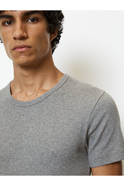 Marc O'Polo T-Shirt Iconic Rib Unterziehshirt Unterhemd Kurzarm