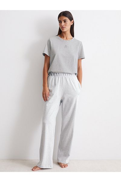 Marc O'Polo Pyjamahose Heavy Jersey Schlaf-hose Pyjama Schlafmode