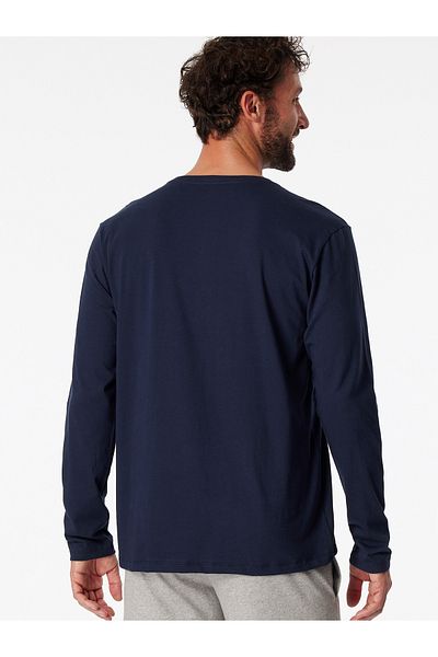 Schiesser Pyjamaoberteil Longsleeve Mix & Relax Schlaf-oberteil Nachthemd Sleepshirt