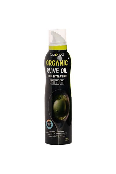 Laperva Organic Olive Oil Spray, 200 Ml, 1 Piece,100% Extra Virgin, Vegan & Organic.