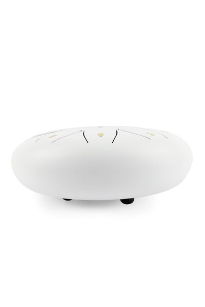 JWIN JTN-1011 10 Inç 11 Ses Ton Çelik Handpan Tongue Drum Davulu - Beyaz