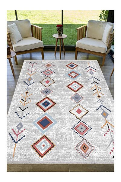 Ayaz Dijital Baskı Pamuk Taban Halı 4401