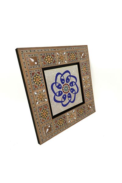 Sadrazam Masă MDF imprimată cu litere Vav din 8 piese 20x20 Kh-184