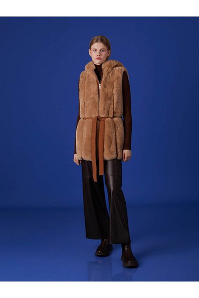 Nocturne Furry Faux Vest