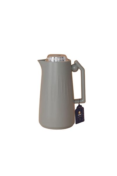 drobina luxury tea and coffee thermos, 1 liter light grey