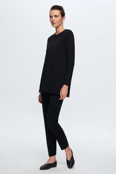 MISS DALIDA Трикотажна коротка туніка з каменями