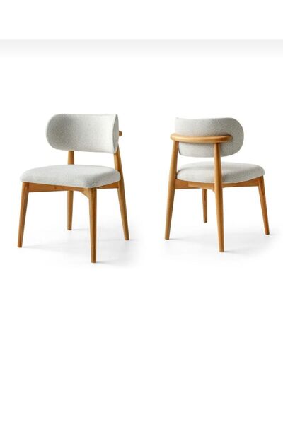 holzwelt Bohem 2'li Yemek Masası Sandalyesi