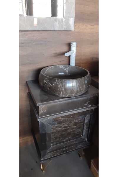 KURHAN DOĞAL TAŞ ONİKS DOĞAL TAŞ LAVABO TAKIMI