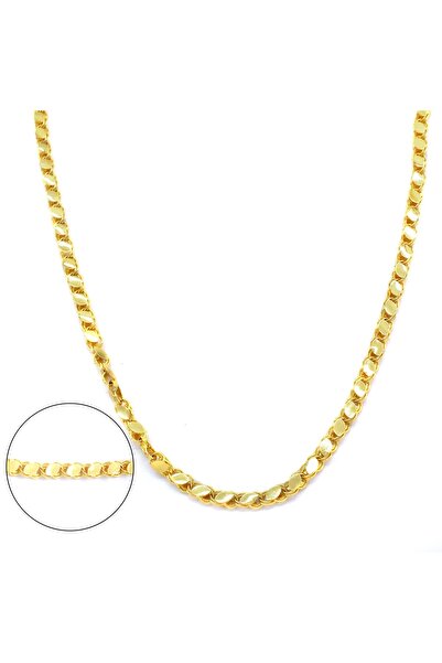 Çelik Arpa Zincir Altın Kaplama ZN-119