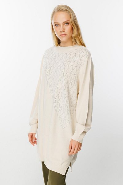 Ghisa Stone Detailed Knitwear Tunic