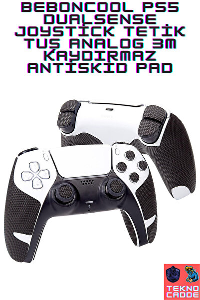beboncool Ps5 Dualsense AntiSkid Kabartmalı Ps5 Joystick Terletmez Kabartmalı...