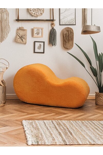YAPKAR Koltuk Bench Ve Çok Amaçlı Dekor Bench Turuncu (SALON, BALKON, OFİS) 2 Kişilik
