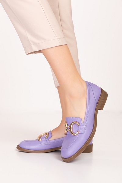 Gondol Loafer zilnic din piele naturală cu detaliu de cataramă Alpx.322