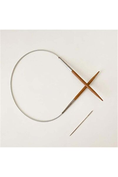 yumakça Çelik Misinalı Bambu Şiş 40 Cm 3.5 Mm