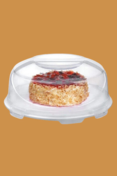 Eynel 1 Piece Round Lid Lockable Cake, Pastry, Dumpling Carrying Box, Storage Container Age Cake Bowl