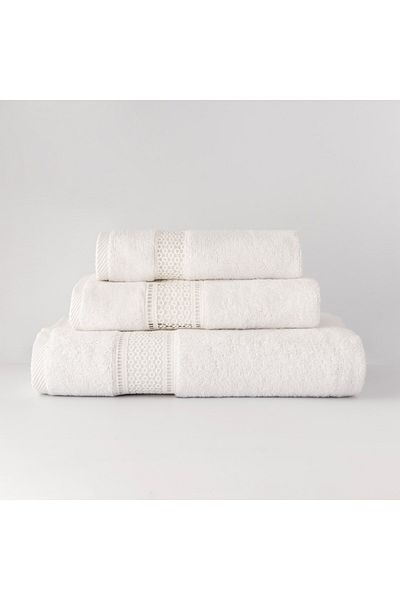 Gül Güler Paris White Lace Face Towel
