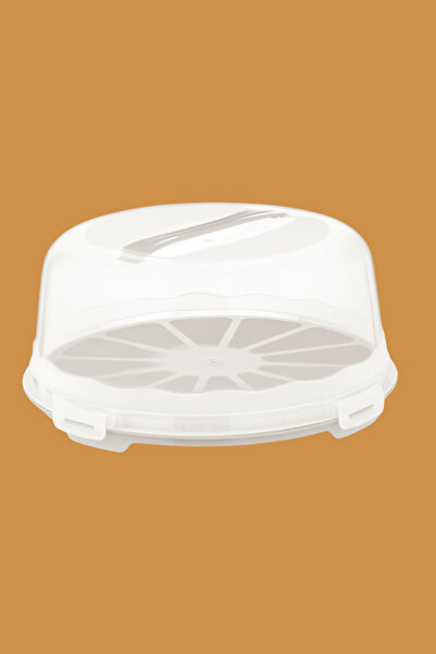 Eynel 1 Piece Round Lid Lockable Cake, Pastry, Dumpling Carrying Box, Storage Container Age Cake Bowl