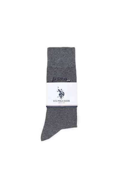 U.S. Polo Assn. Мъжки чорапи U.S. Polo Assn с 5 чифта чорапи в три различни цвята, стандартна кройка (Ozse Clothing)