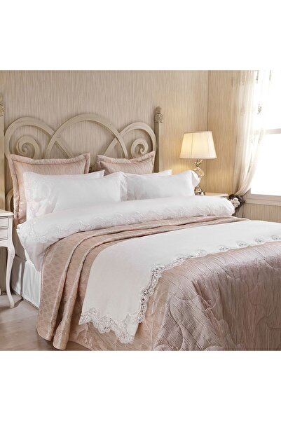 Gül Güler Dantelli Battaniye Çift Kişilik Inci