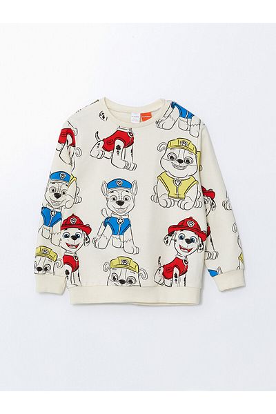 LC Waikiki Crew Neck Paw Patrol Printed Boys Sweatshirt and Sweatpants Bottom Set of 2