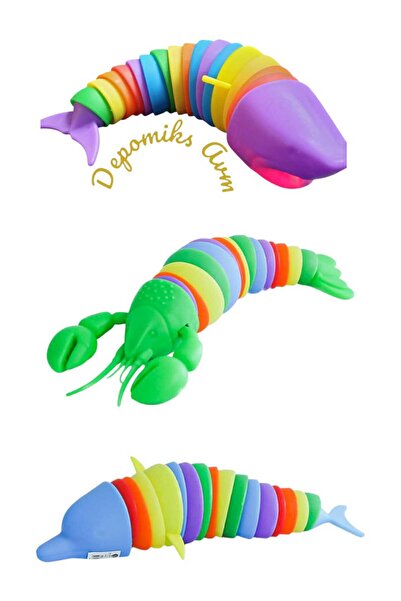 Depomiks Avm Hareketli Oyuncak Işıklı Yengeç Köpek Balığı Bunus Balığı ilk ya...