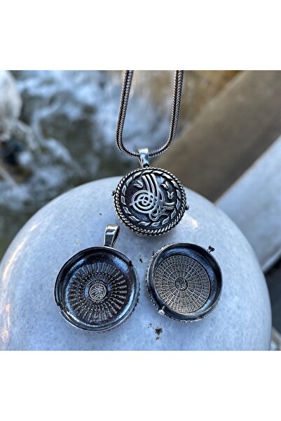 Sima Silver Gümüş Cevşen Besmele Esmaül Hüsna Yazılı Muska Kolye takı