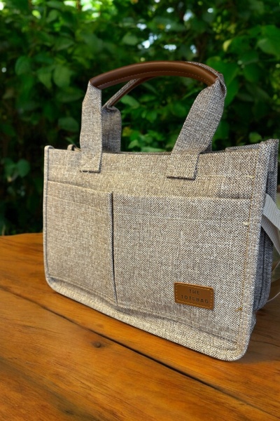Mirayes Tasarım Kadın Kanvas Tote Bag El ve Omuz Çantası
