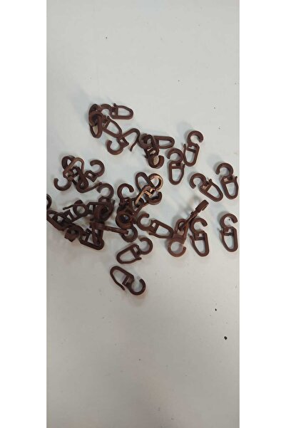 TUNCAY TEKSTİL Rustik Toka Rustik Perde Düğmesi Plastik Perde Ruleti Kilitli Perde Düğmesi 50 adet