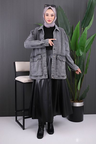 İmajButik Τζιν μπουφάν Smoked Stone