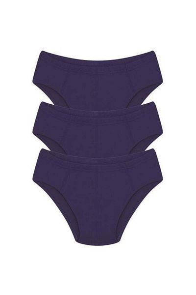 Akbeniz Ανδρικά Saks 3 τεμαχίων Cotton Slip Set - 40129