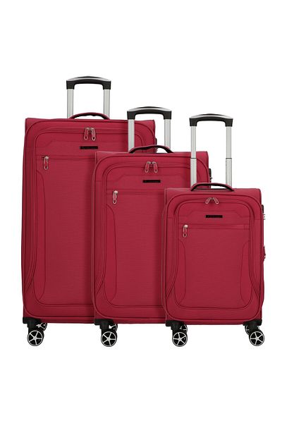 Cocoono Monterrey 4 Rollen Kofferset 3-teilig mit Dehnfalte