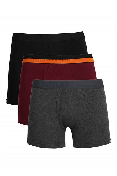 Akbeniz Men's Combed Cotton 3-Piece Boxer 40099