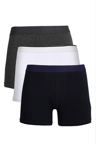 Akbeniz Ανδρικό χτενισμένο βαμβακερό 3 τεμάχιο Boxer 40094