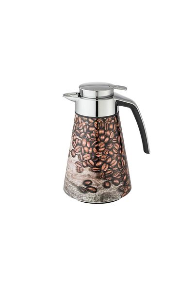 Dania Amza German Thermos 1 liter capacity coffee beans image silver
