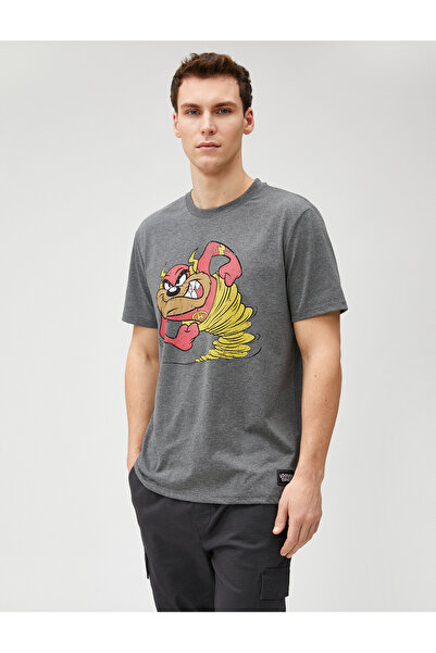 Koton Pánské tričko Anthracite 3sam10336hk