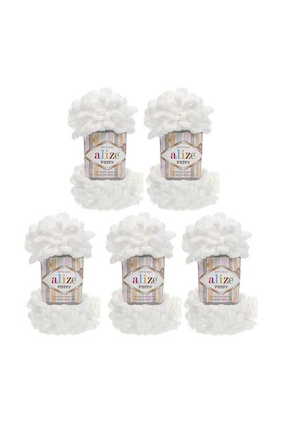 Alize ALİZE PUFFY 55 ΛΕΥΚΟ ΠΛΕΚΤΟ ΚΛΕΙΣΤΟ ΚΛΕΙΣΤΟ