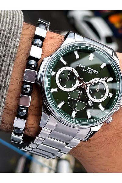 Tom Jones Original Tomjones Steel New Season Sports Lux Men's Watch