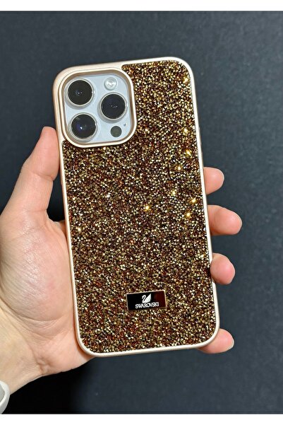HYPERSOFT Iphone 16 Pro Max Uyumlu Telefon Kılıfı Parlak Pırlanta Taşlı Elmas...
