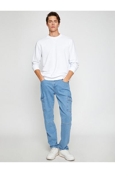 Koton Μακρυμάνικο φούτερ Basic Crew Neck