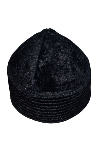 şahinbak Black Skullcap, hat, mesh, molded Skullcap, Skullcap, black Hat T116