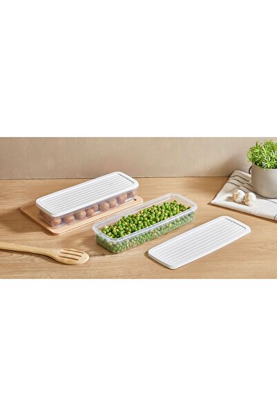 Leila Yeast 3-Piece Storage Set - 1 Large, 2 Small Size (2.5 Lt + 1 Lt + 1Lt)