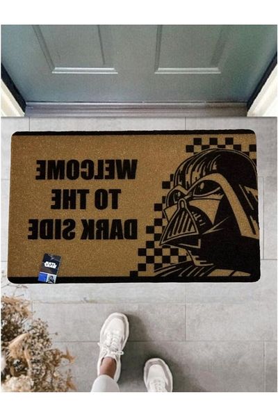 Zorluteks Star Wars Patterned Rectangular Door Front Non-Slip Base Mat 40X60 cm
