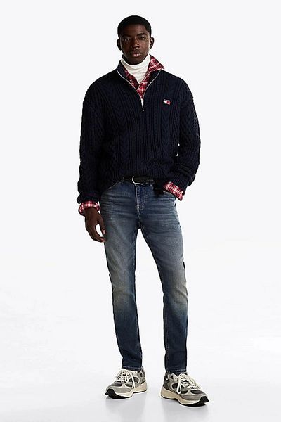 Tommy Hilfiger Tommy Jeans Austin Slim Fit Aı6259 Ανδρικό τζιν Dm0dm205531bk