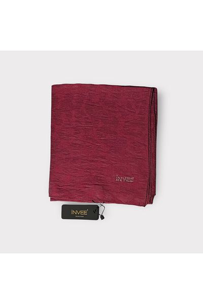 Invee 1329 Şal leopard roşu claret