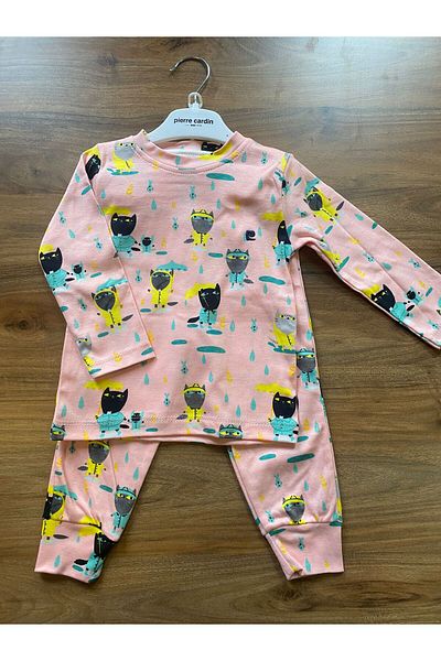 Pierre Cardin 100% Cotton Patterned 2-Piece Pajamas Set