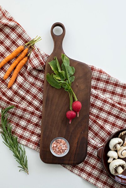 mellywooden Natural Walnut Wood Cutting Board Luxury Decor Wooden Meal Meat P...