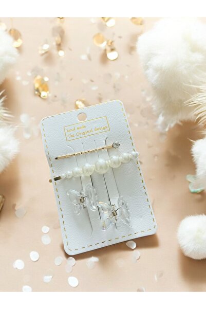 İthal 4 τμχ Γυναικεία Παιδική Σετ αγκράφες και μανταλάκια, αγκράφα