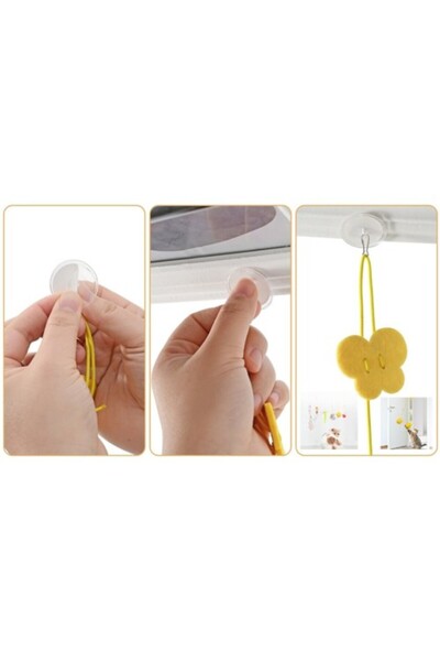 Roichil Butterfly Model Elastic Self-Adhesive Cat Playing Rod