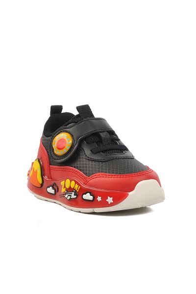 pepino Walkway Black-Red Children's Sports Shoes